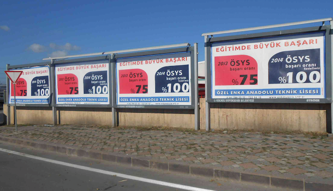Yol kenarı billboard ve afiş uygulaması